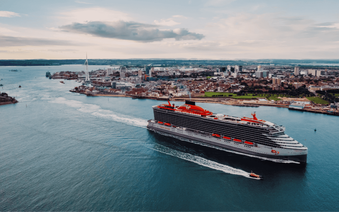 La llegada del Scarlet Lady de Virgin Voyages a Puerto Rico