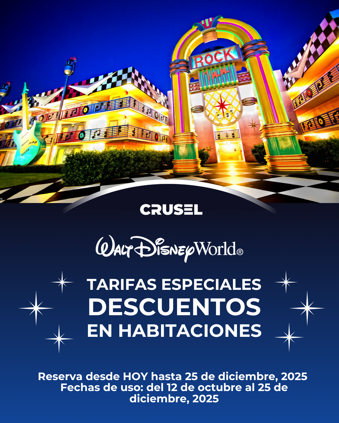 Descuento en habitaciones