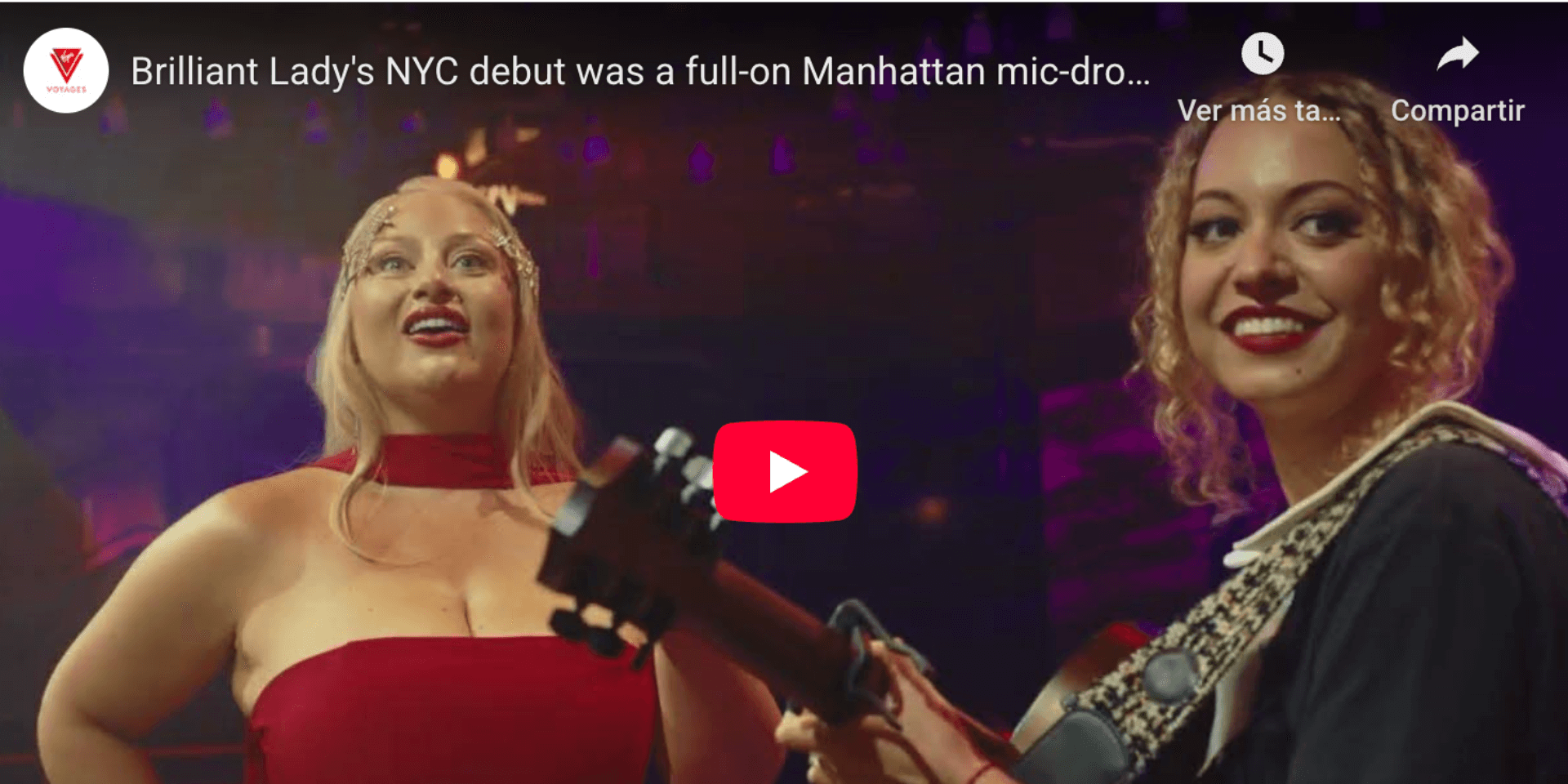 ¡Brilliant Lady lo logra! Virgin Voyages celebra un debut espectacular en Nueva York.